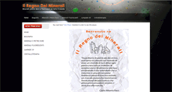 Desktop Screenshot of ilregnodeiminerali.it