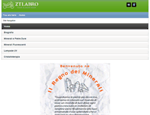 Tablet Screenshot of ilregnodeiminerali.it